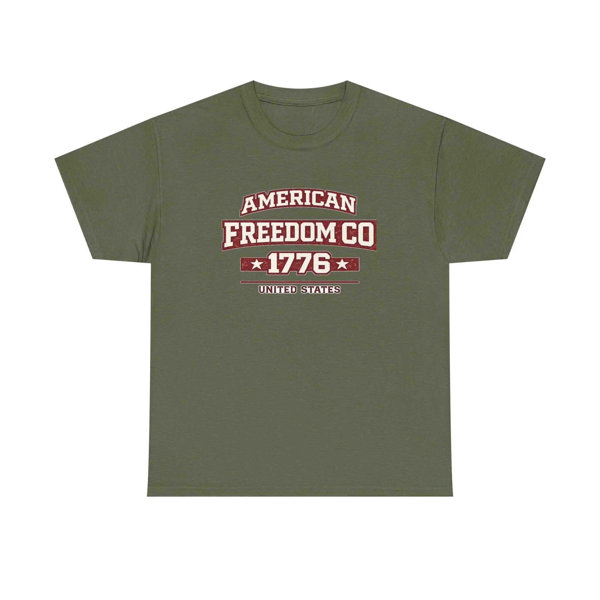 Patriotic 'American Freedom Co. 1776' Tee - 4th of July Vintage USA Shirt