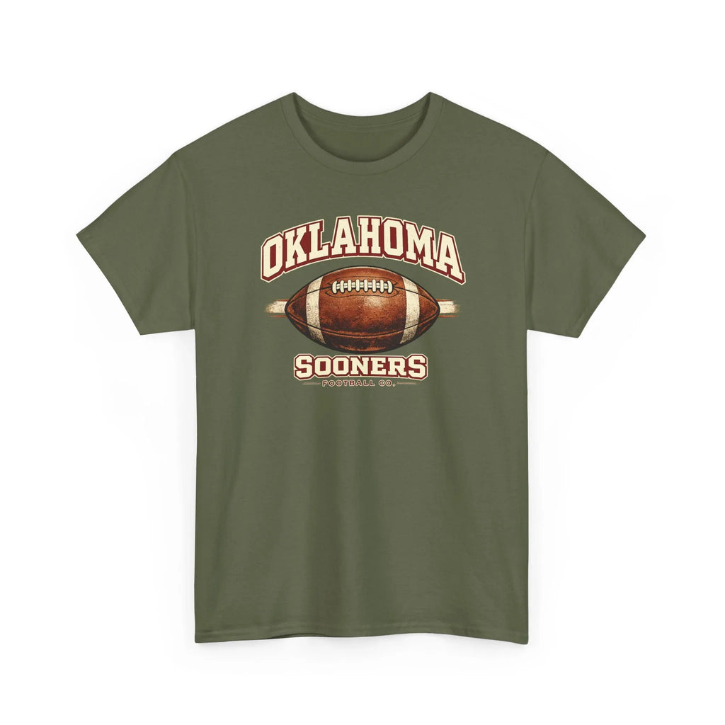 Oklahoma Sooners Football T-Shirt — Vintage Football Graphic Tee