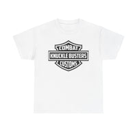 Combat Knuckle Busters Customs Tee — Motorcycle Club Logo T-Shirt