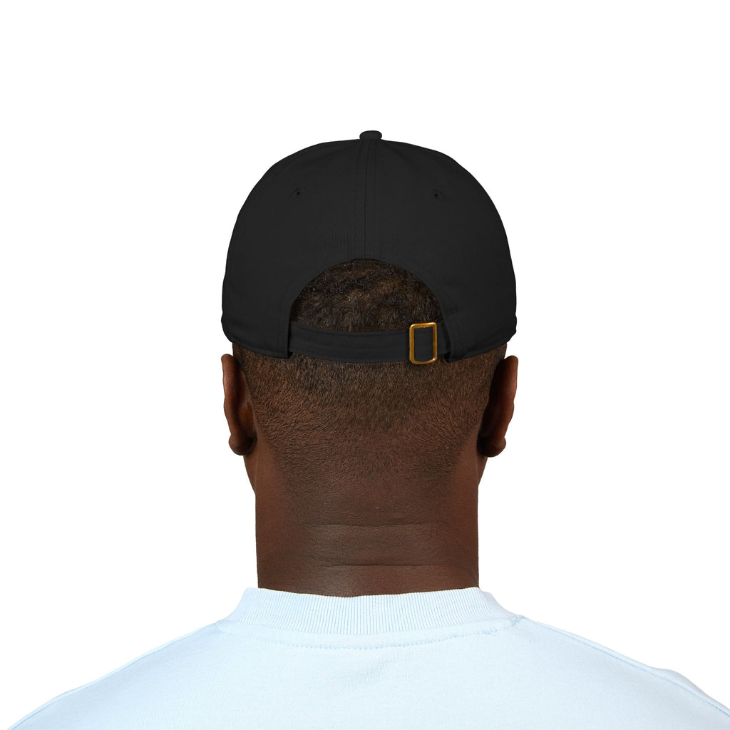 Embroidered Bear Crest Organic Baseball Cap — Eco Cotton Dad Hat
