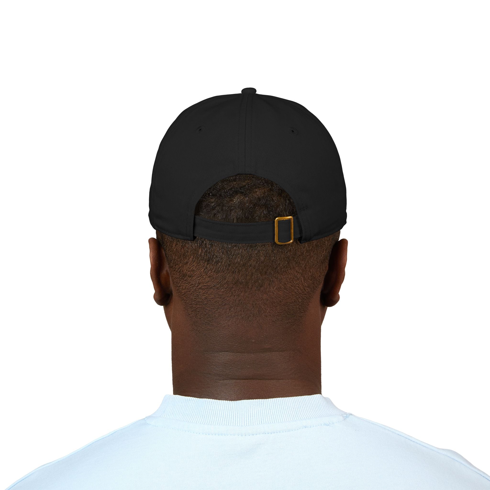 Embroidered Bear Crest Organic Baseball Cap — Eco Cotton Dad Hat