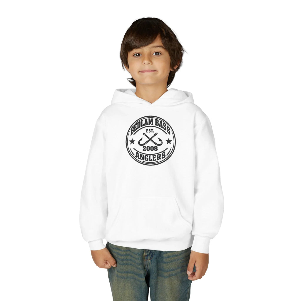 Youth Hoodie — Bedlam Bass Anglers 2008 Fishing Logo