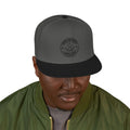 Embroidered Skull & Crossbones Snapback Hat — Gothic Streetwear Cap