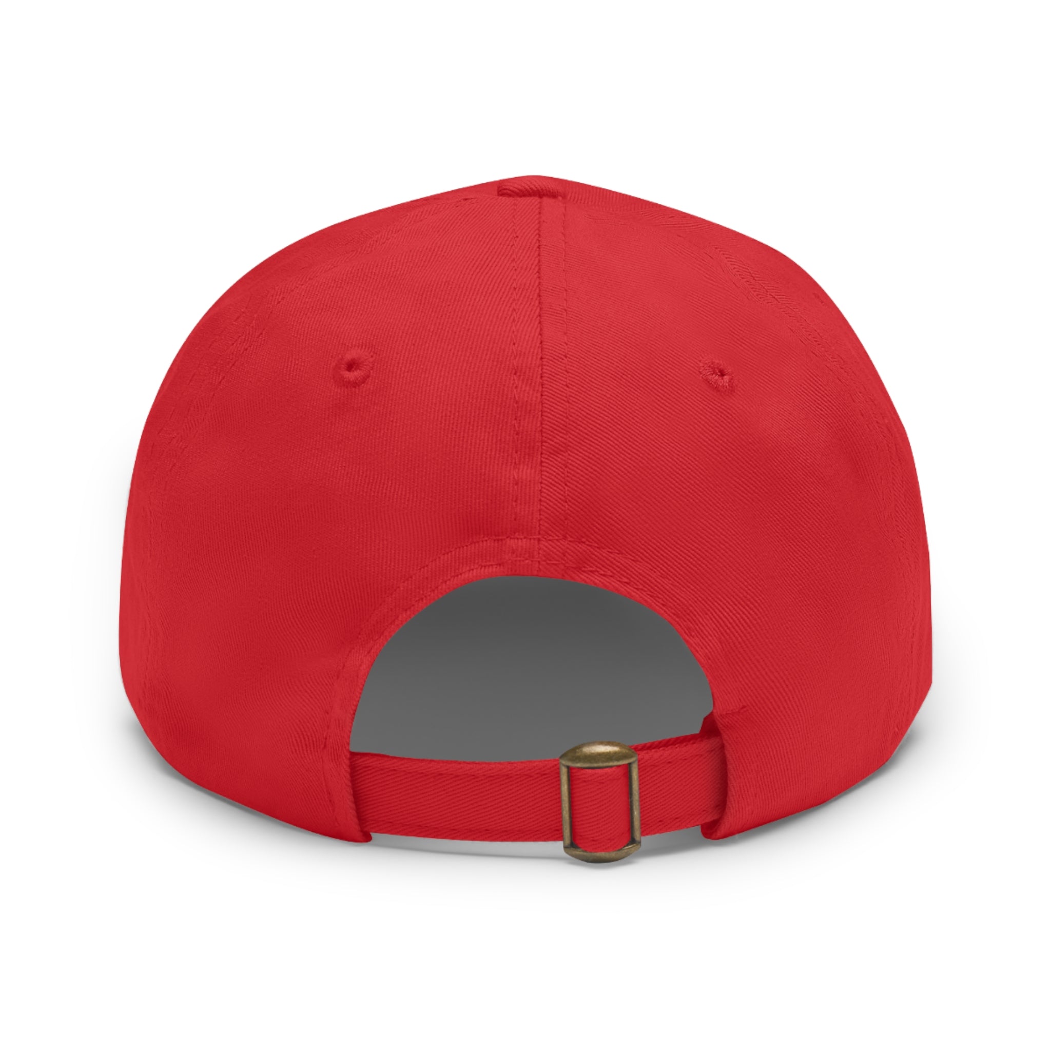 Bear Logo Leather Patch Dad Hat — Vintage Outdoor Cap