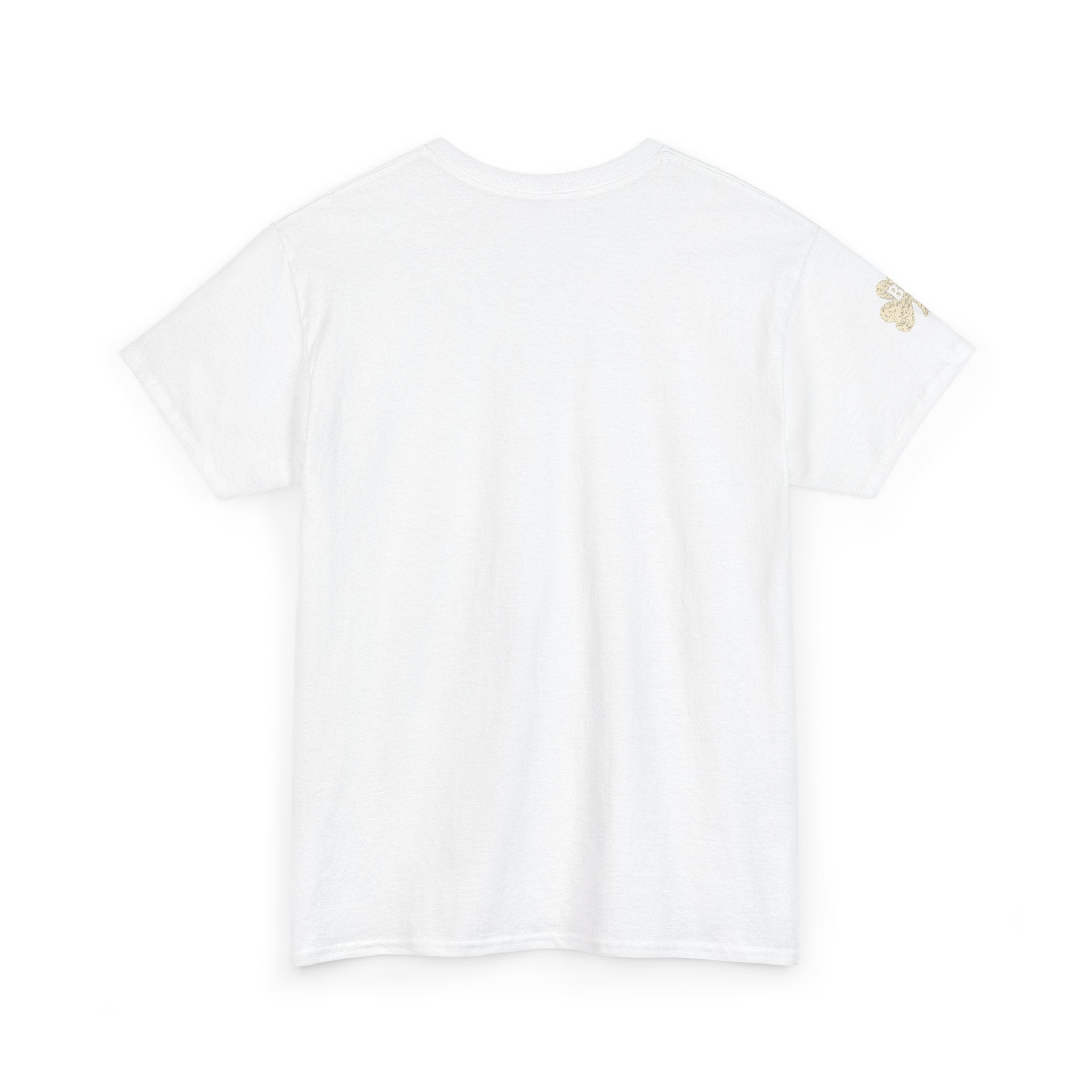 Saint Patrick’s Day Shamrock Tee — Gold Glitter Clover T-Shirt