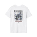 Thin Blue Line T-Shirt — "Thin Blue Armor of God" Police Support Tee
