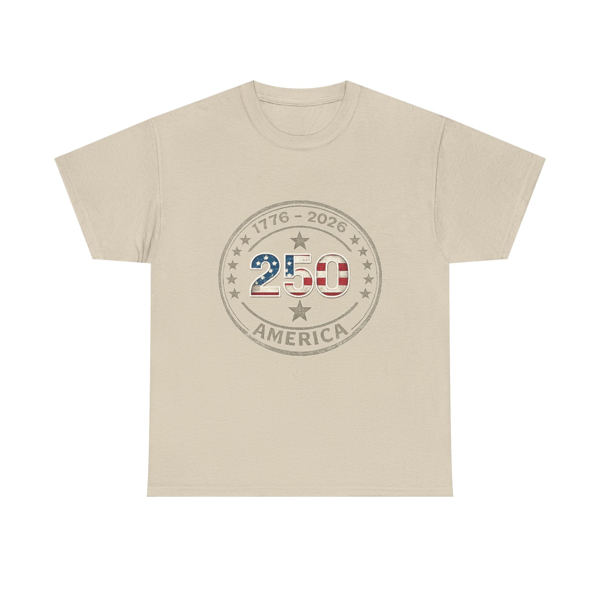 250th America 1776-2026 Anniversary T-Shirt – USA Flag Emblem