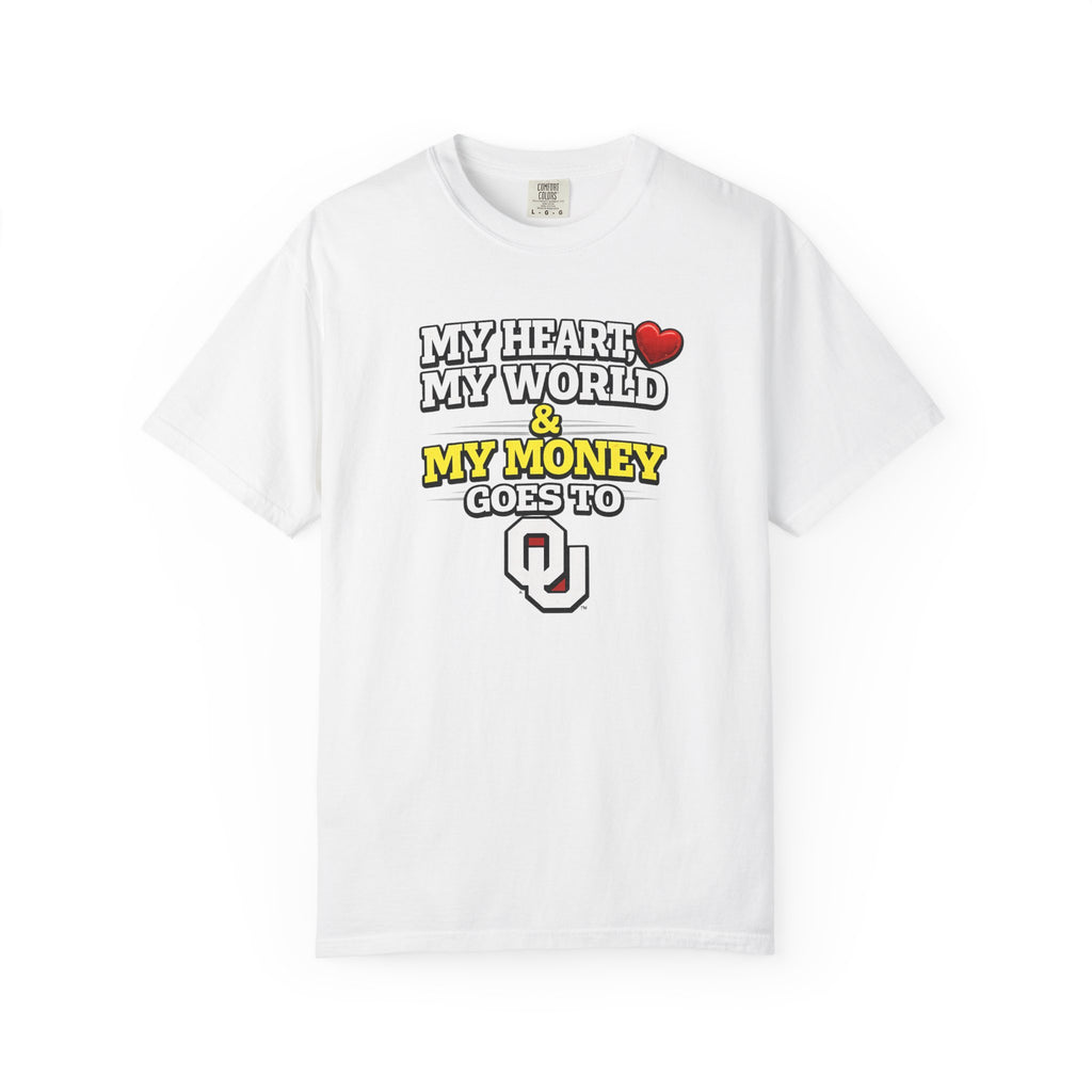 OU My Heart My World & My Money T-Shirt