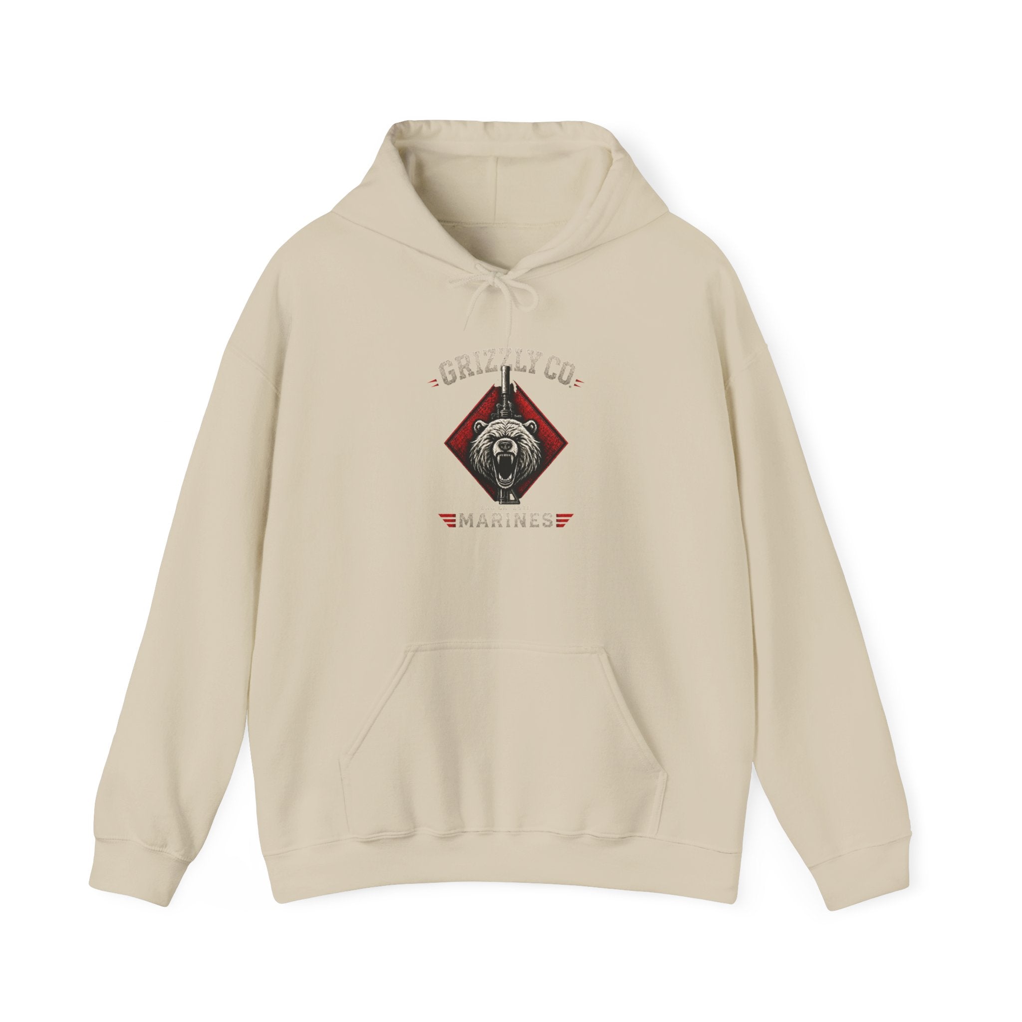 Bear Crest Hoodie - 'Let Him Run Wild' Graphic Pullover