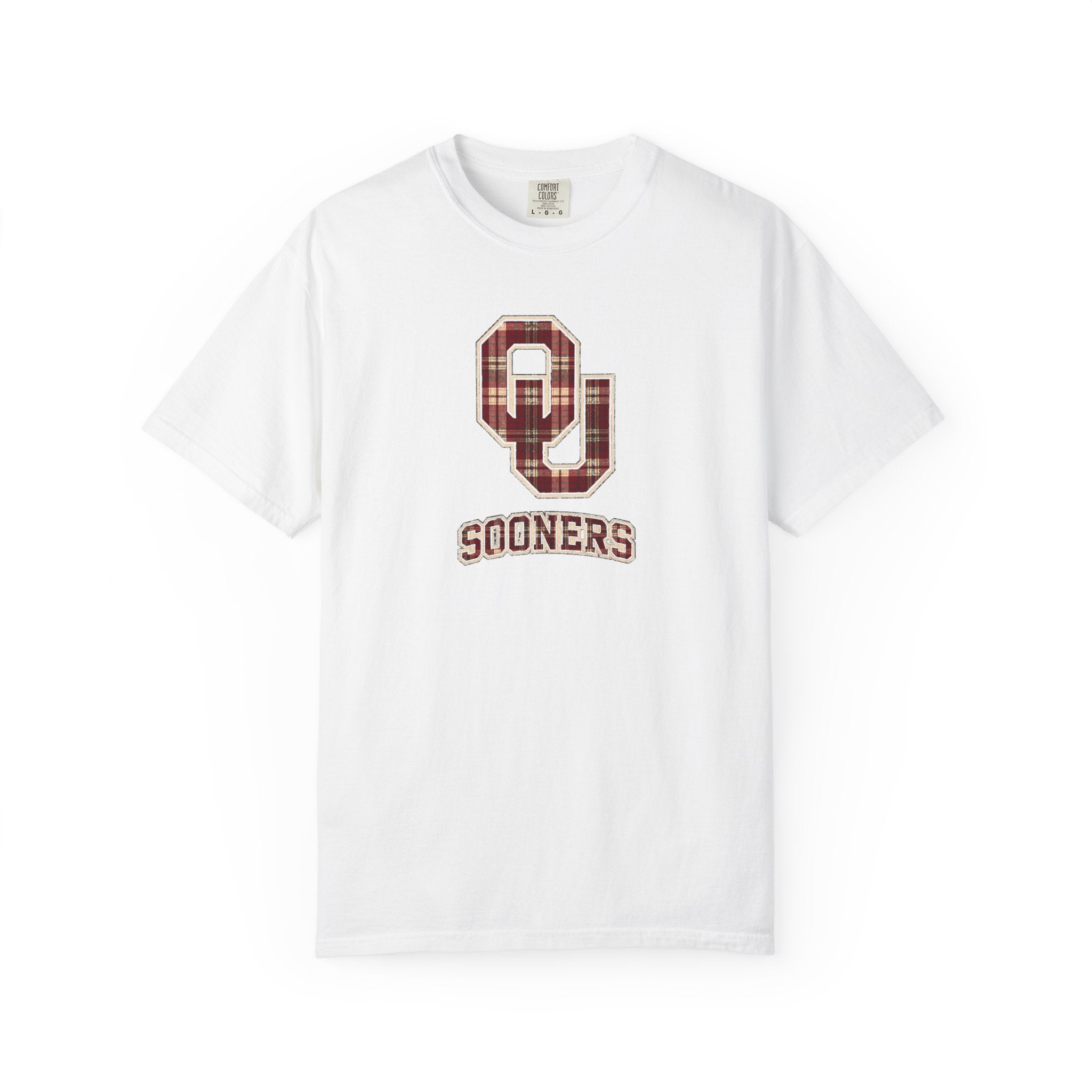 OU Sooners Plaid Logo T-Shirt