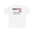 Freedom Charlie Kirk T-Shirt — Patriotic American Flag Graphic Tee