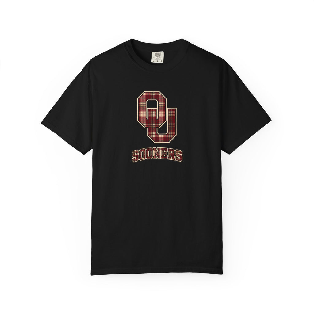 OU Sooners Plaid Logo T-Shirt