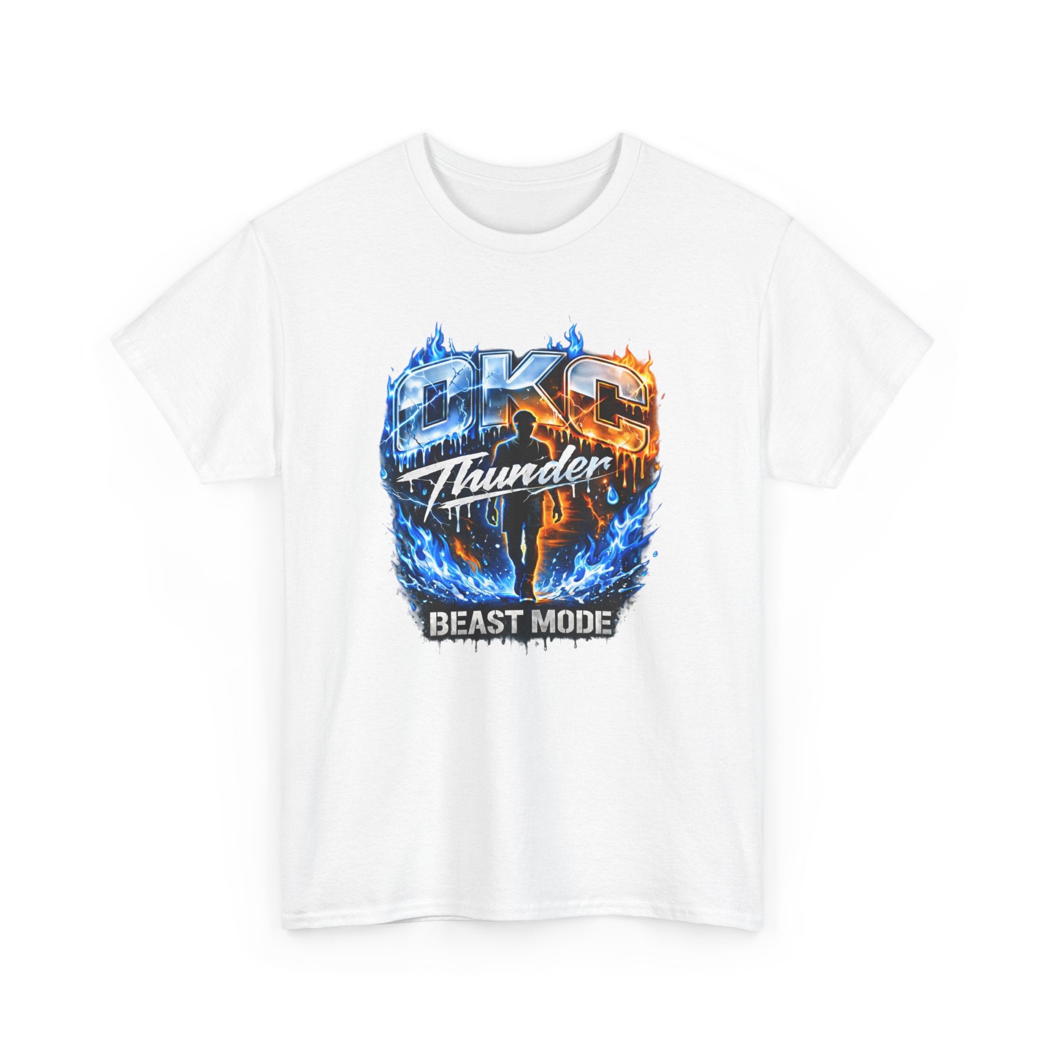 Thunder Beast Mode T-Shirt – Energetic Lightning Graphic Tee