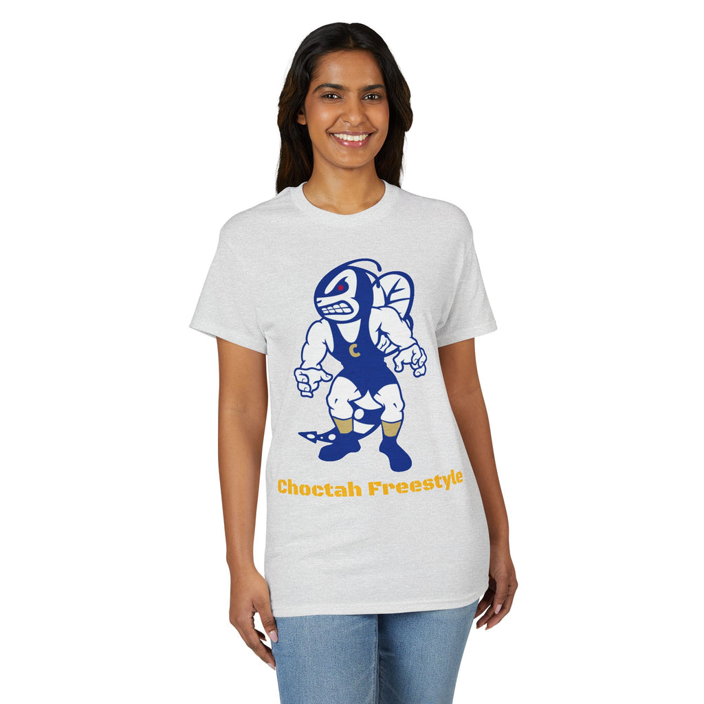 Wrestling Mascot T-Shirt — “Choctah Freestyle” School Spirit Tee