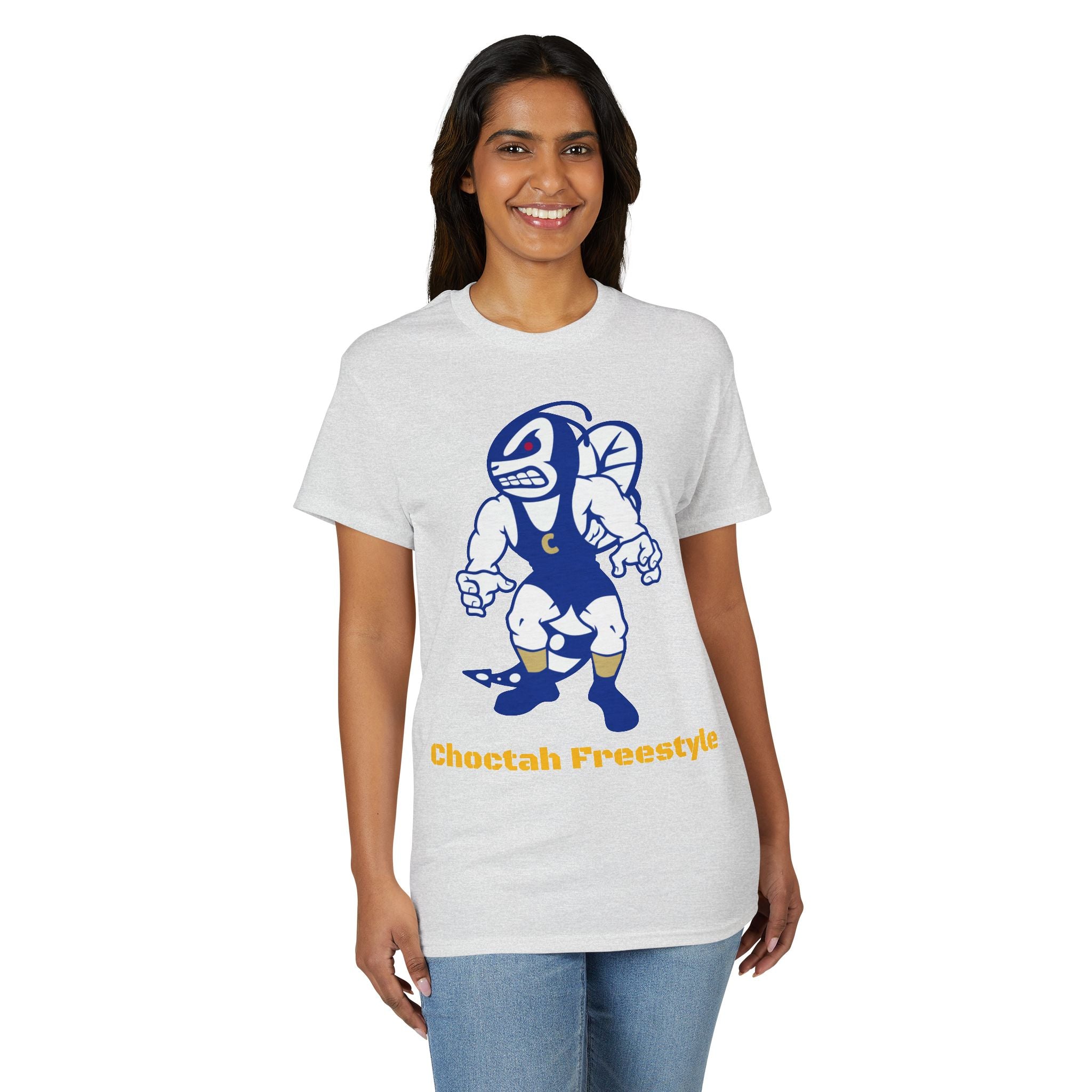 Wrestling Mascot T-Shirt — “Choctah Freestyle” School Spirit Tee