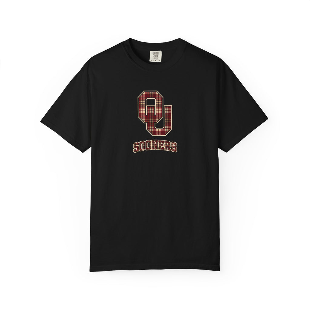 Sooners Plaid Logo T-Shirt
