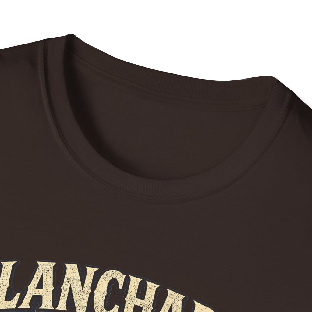 Blanchard Oklahoma Roots T-Shirt — Vintage American Flag Small Town Tee
