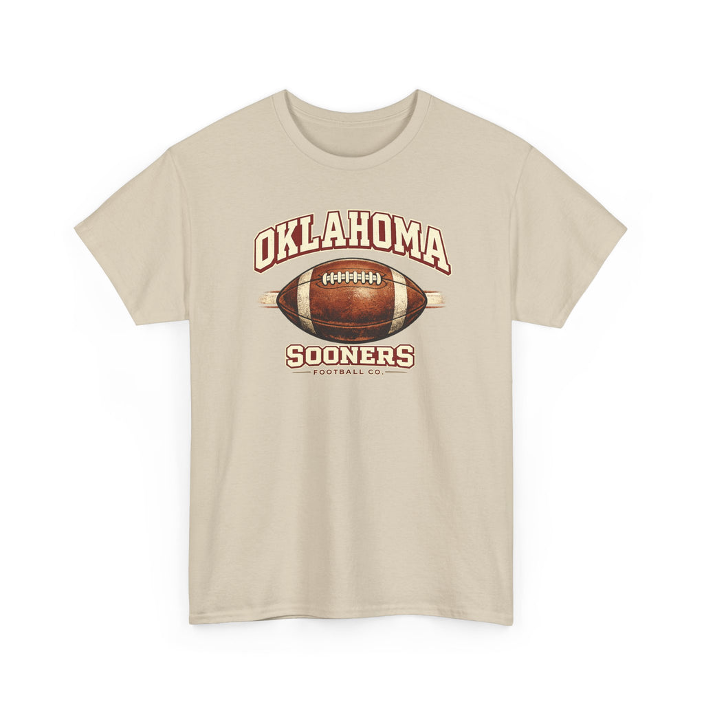 Oklahoma Sooners Football T-Shirt — Vintage Football Graphic Tee