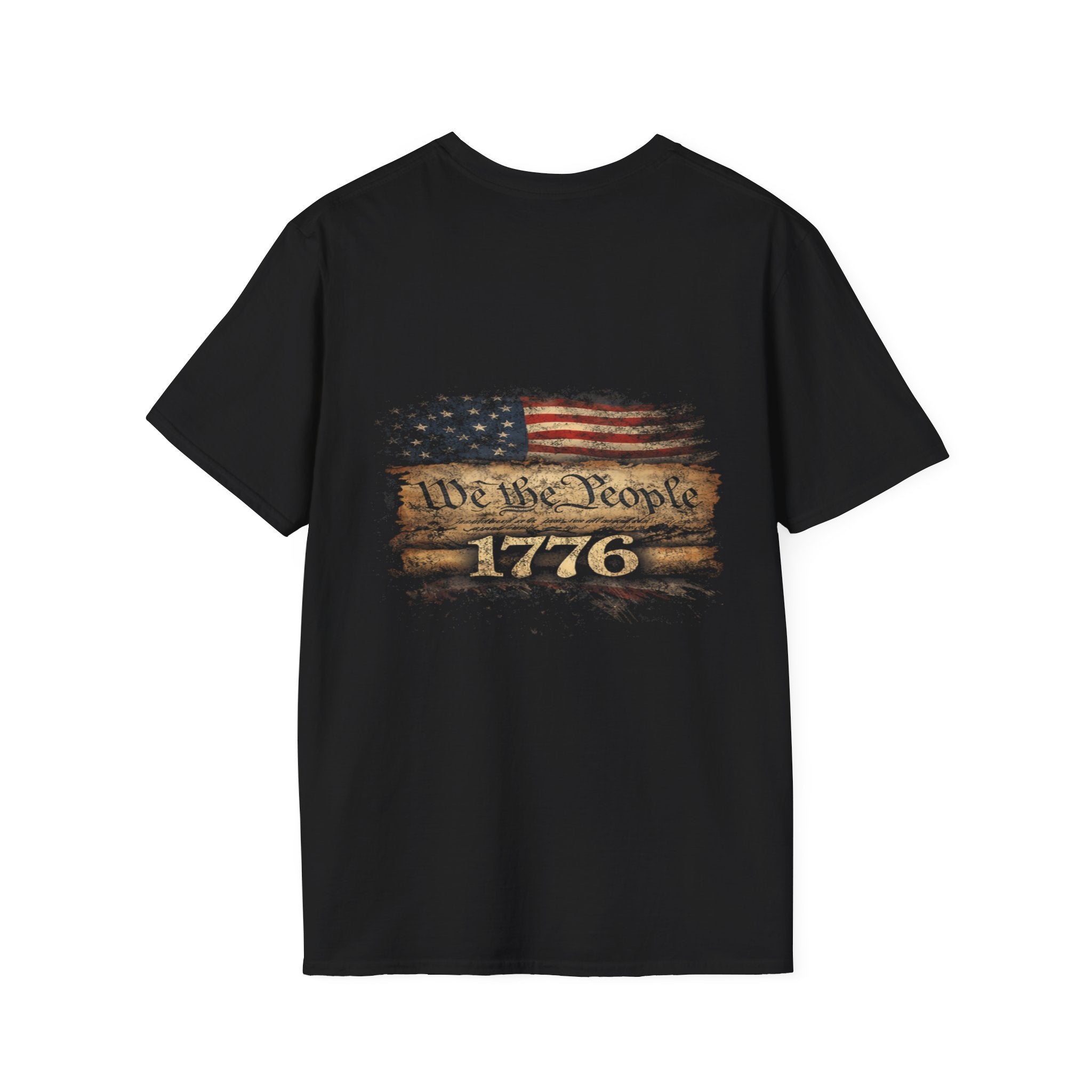 1776 "We the People" T-Shirt — Vintage American Flag Patriotic Tee
