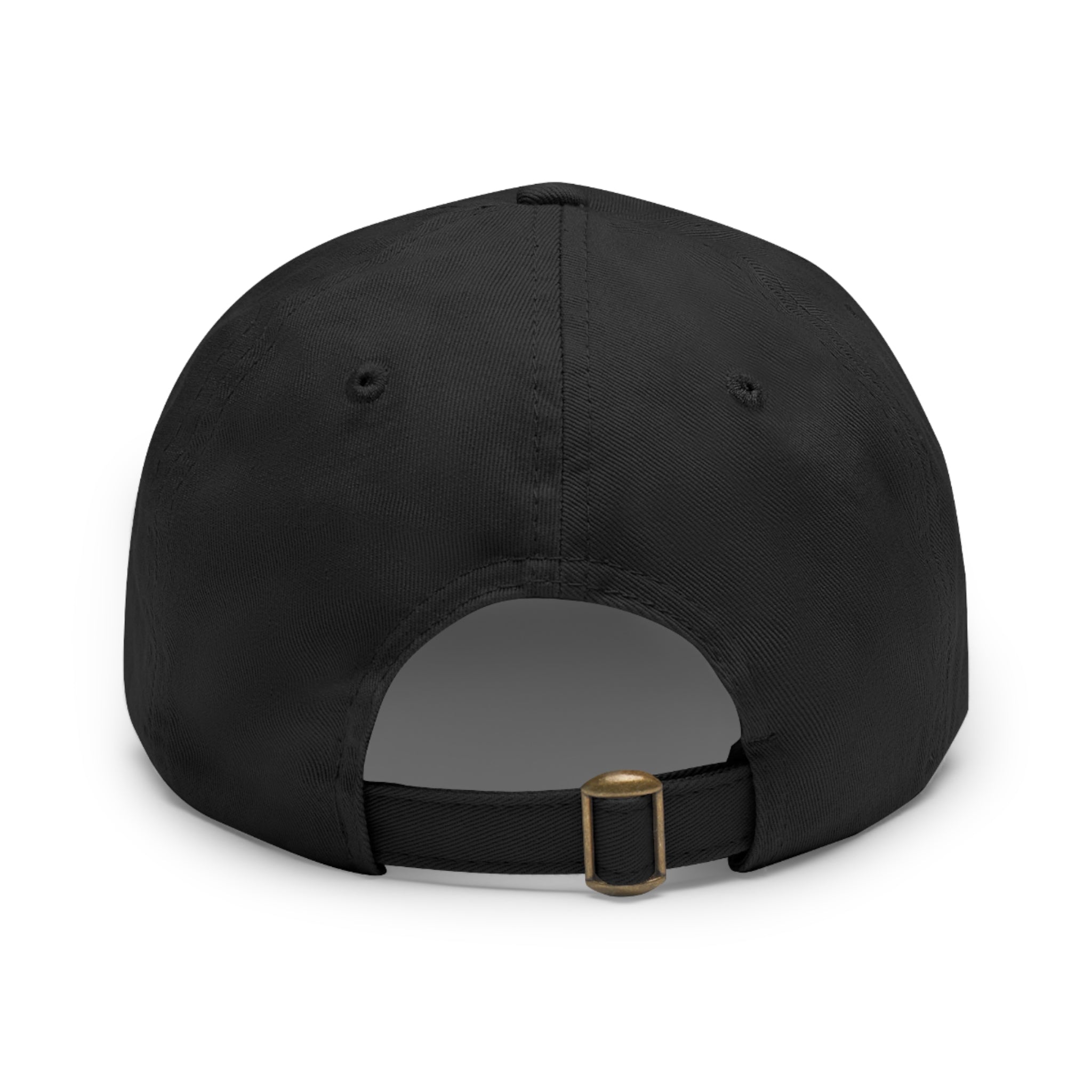 Bear Logo Leather Patch Dad Hat — Vintage Outdoor Cap