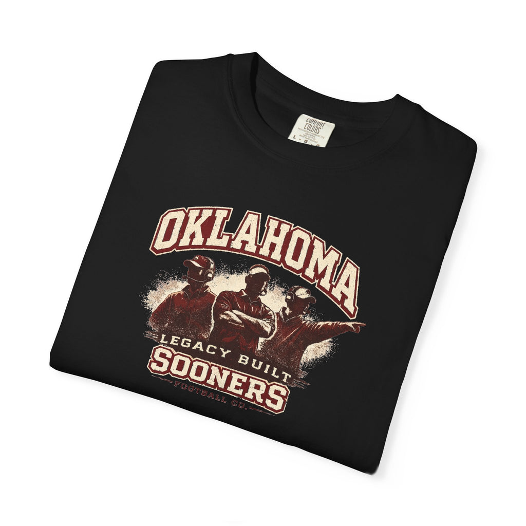 Oklahoma Sooners Vintage Graphic T-Shirt – "Legacy Built" Collegiate Tee