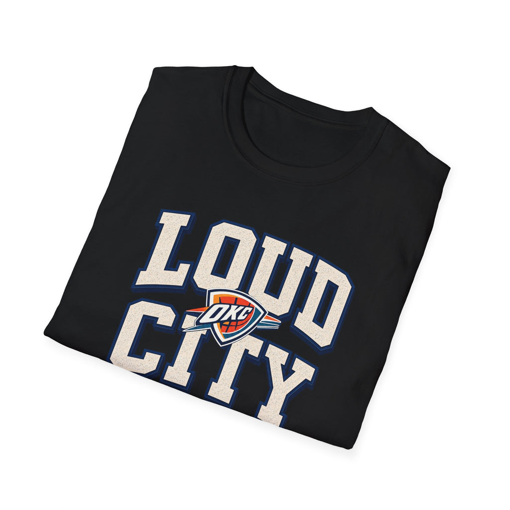Loud City OKC Graphic T-Shirt — Retro Sports Fan Tee