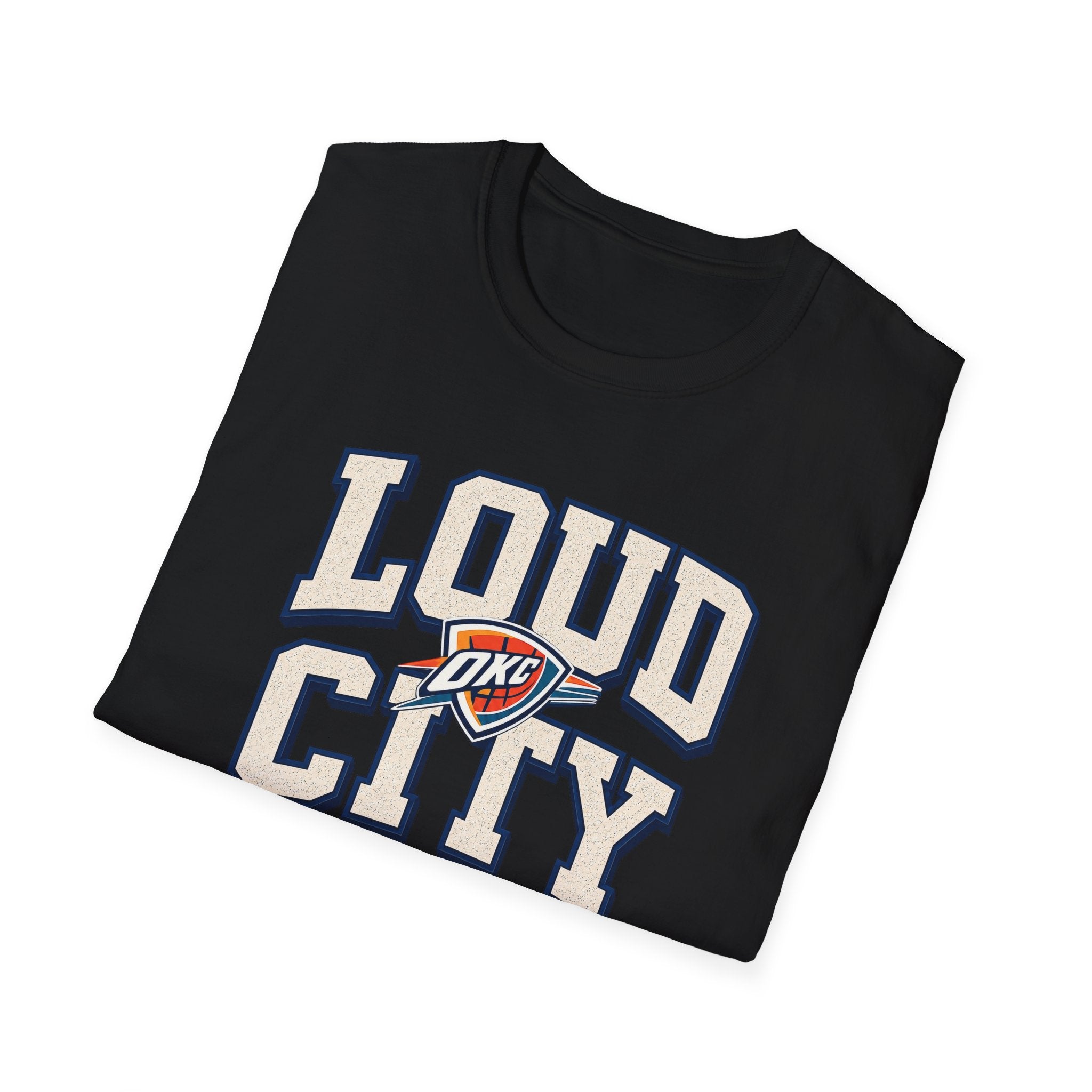 Loud City OKC Graphic T-Shirt — Retro Sports Fan Tee