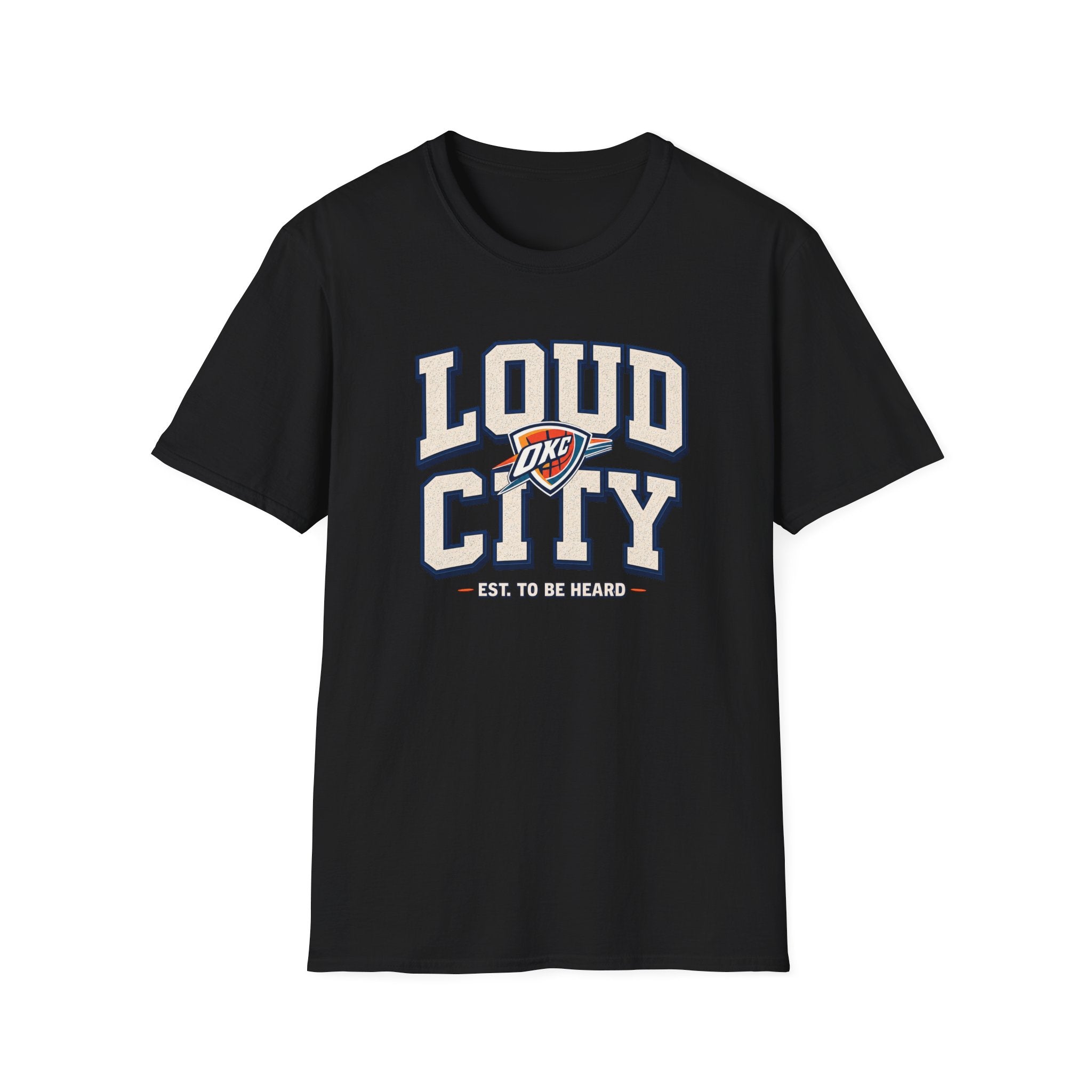 Loud City OKC Graphic T-Shirt — Retro Sports Fan Tee