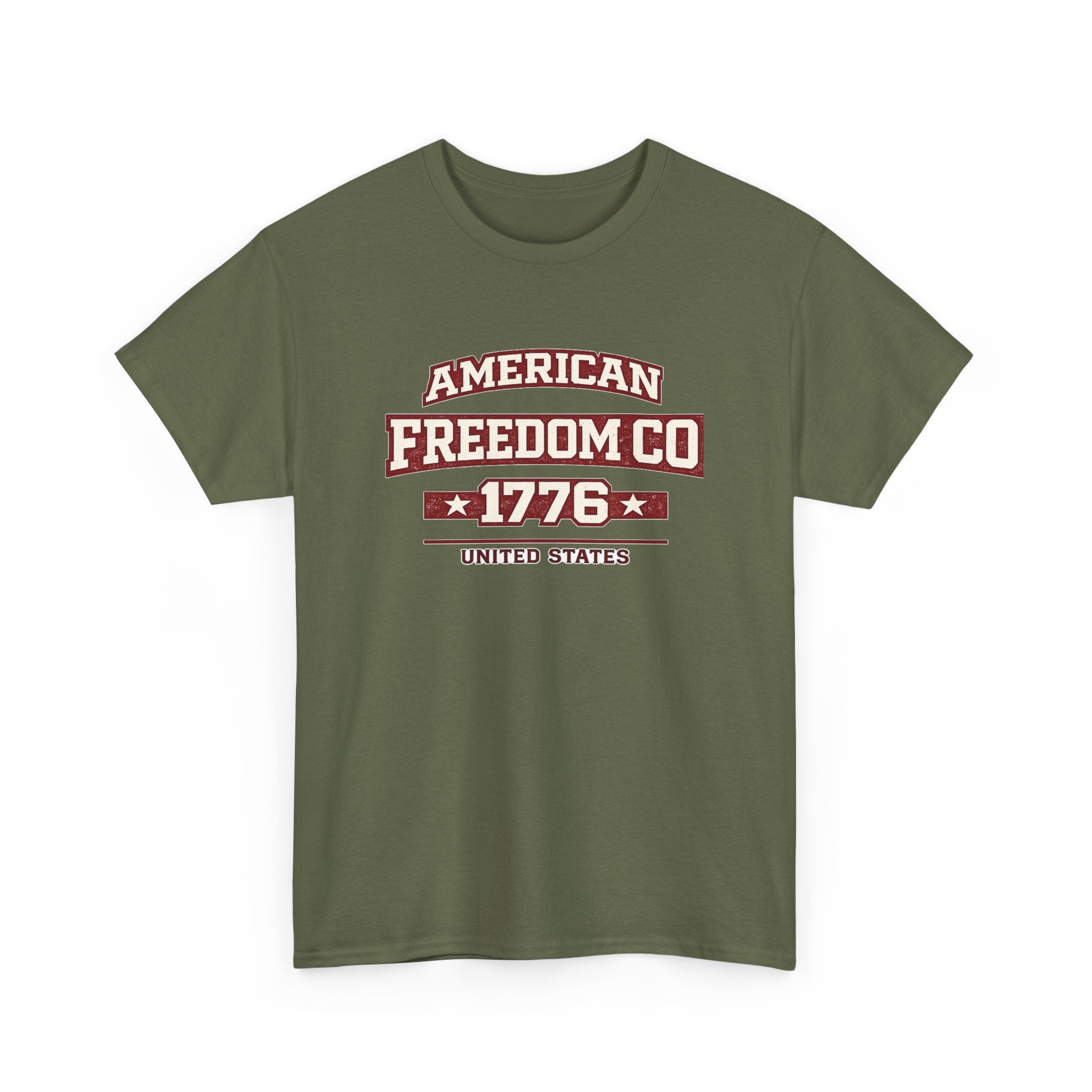 Patriotic 'American Freedom Co. 1776' Tee - 4th of July Vintage USA Shirt