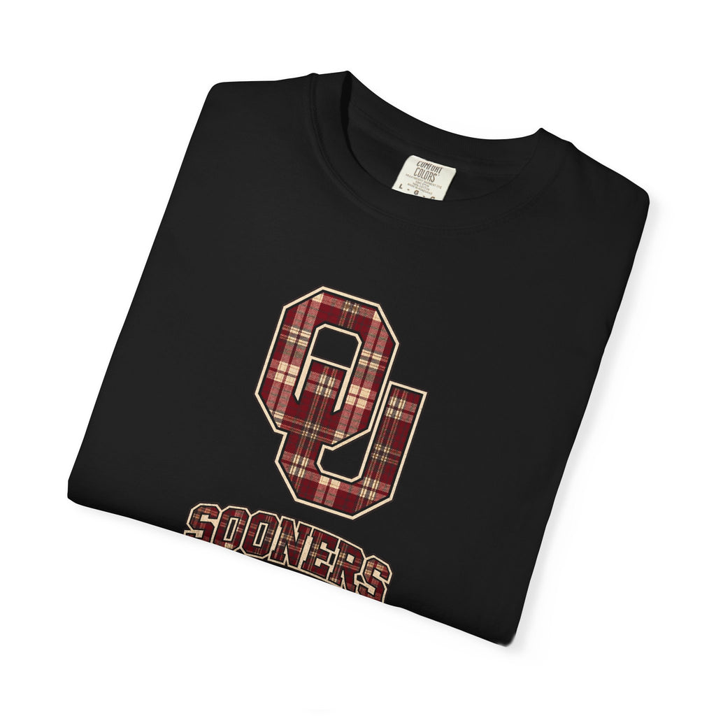 OU Sooners Plaid Logo T-Shirt