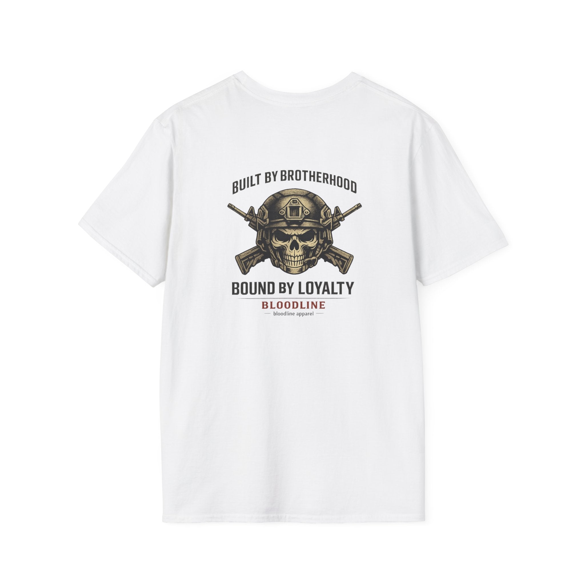 Bloodline Brotherhood Skull T-Shirt — "Built by Brotherhood, Bound by Loyalty"