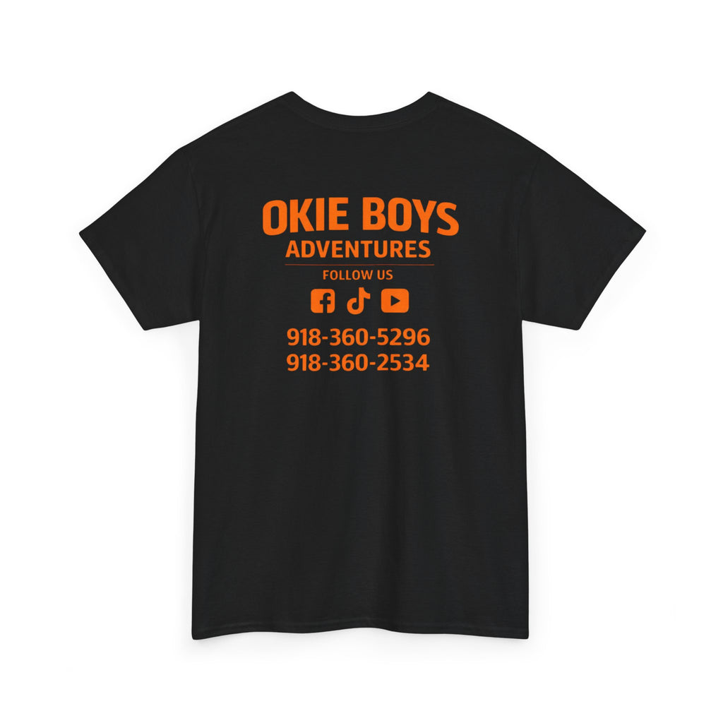 Okie Boys Adventures Graphic Tee — Fishing & Outdoors Logo T-Shirt