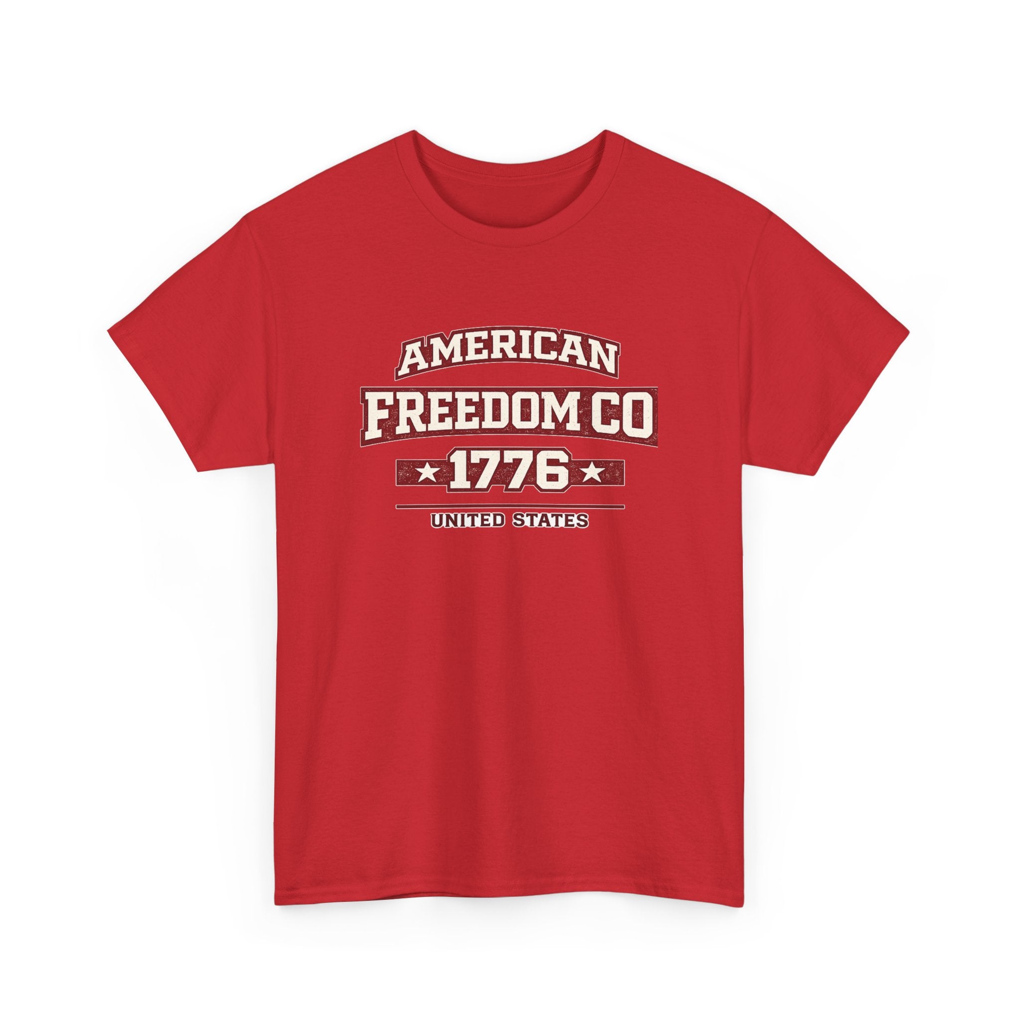 Patriotic 'American Freedom Co. 1776' Tee - 4th of July Vintage USA Shirt