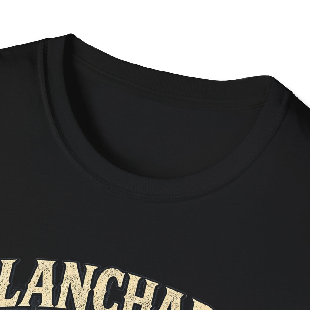 Blanchard Oklahoma Roots T-Shirt — Vintage American Flag Small Town Tee
