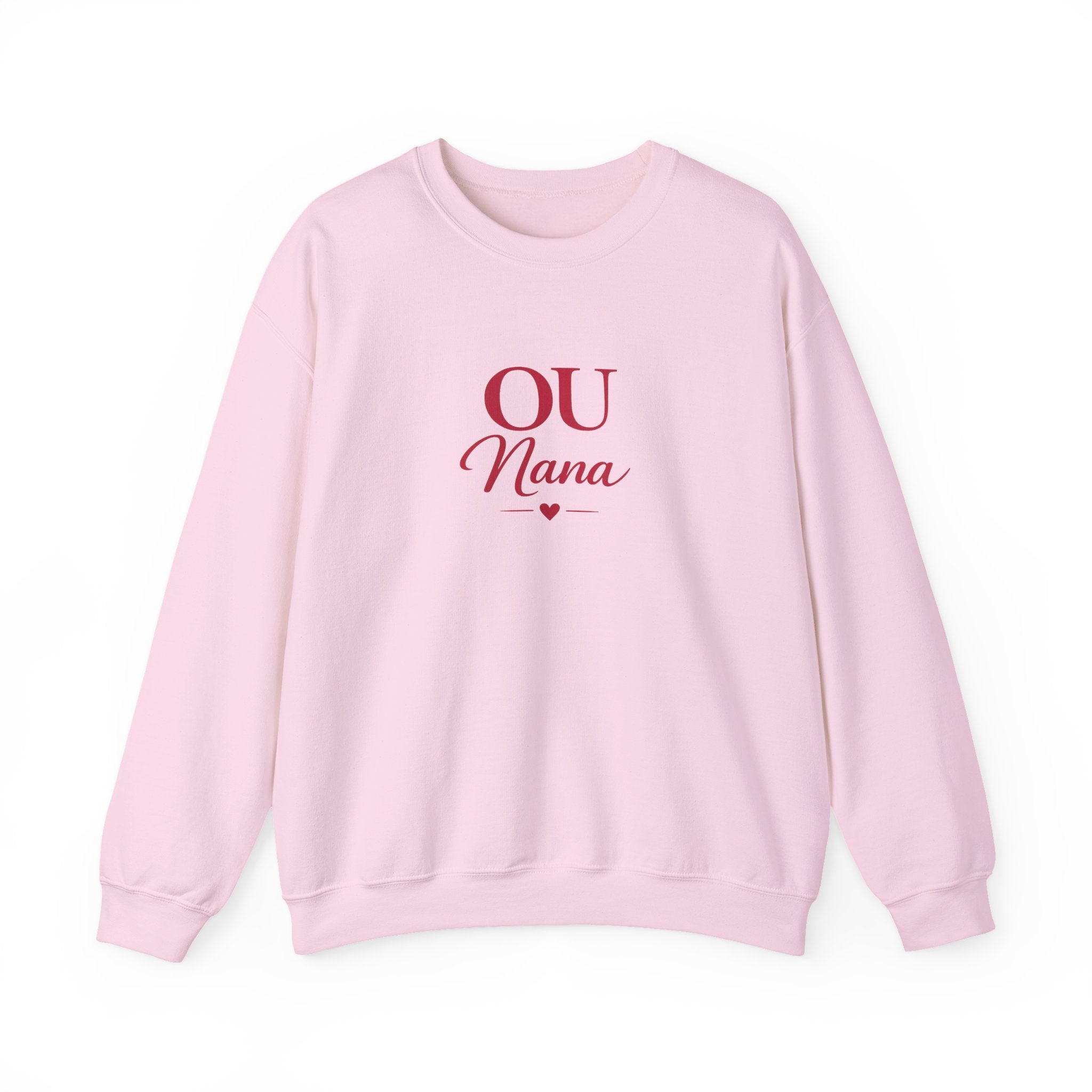 OU Nana Crewneck Sweatshirt — Cute Grandma Gift, Mom/Grandparent Shirt