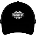 Combat Knuckle Busters Customs Trucker Hat — Black Mesh-Back Cap