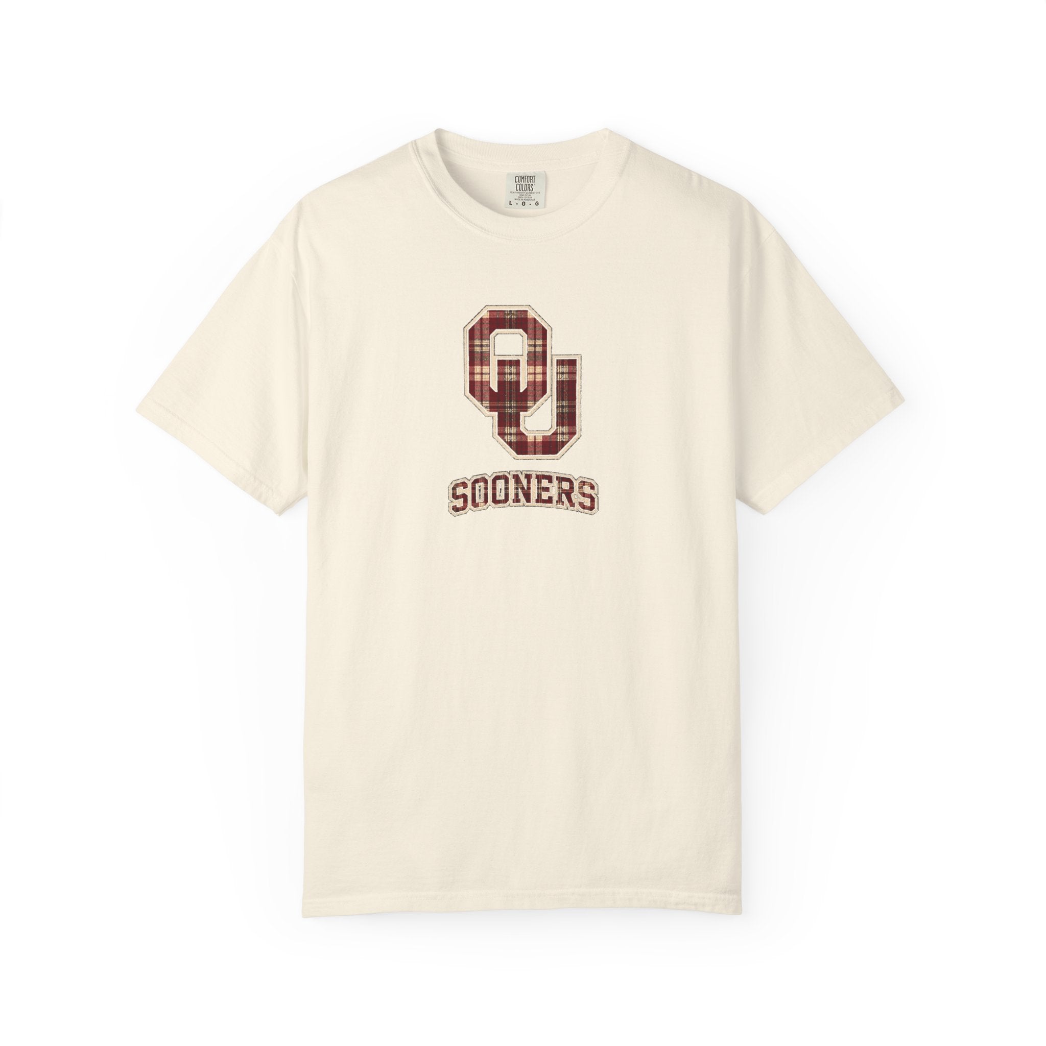 Sooners Plaid Logo T-Shirt