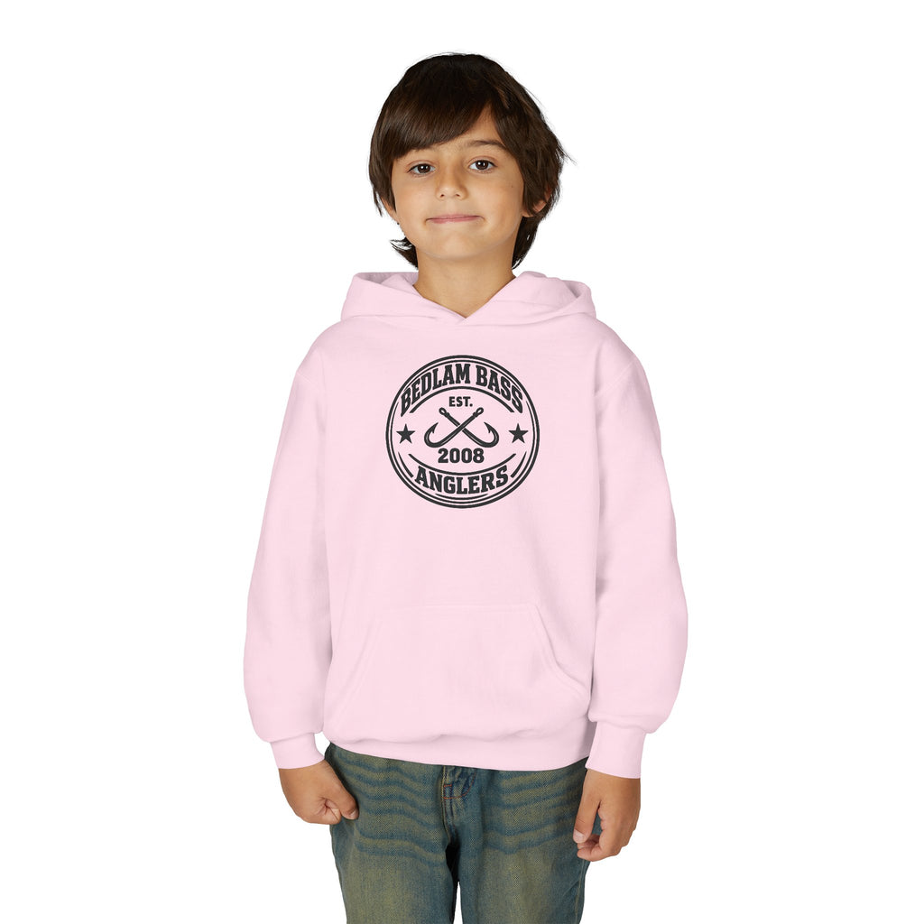 Youth Hoodie — Bedlam Bass Anglers 2008 Fishing Logo
