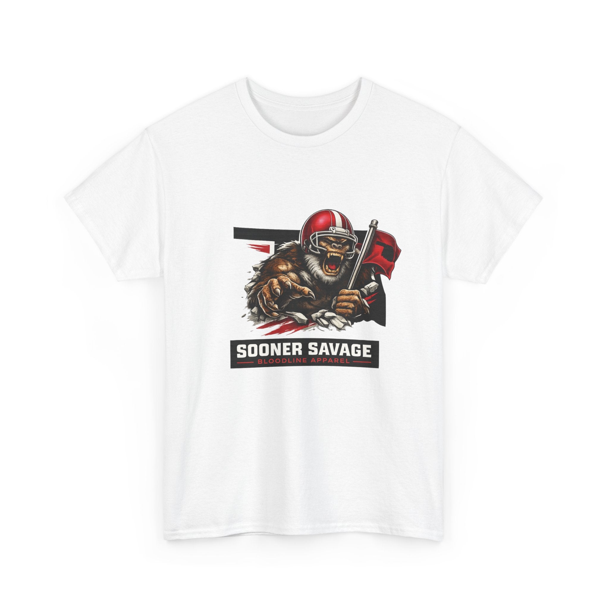 Sooner Savage Tee — Football Mascot Graphic T-Shirt
