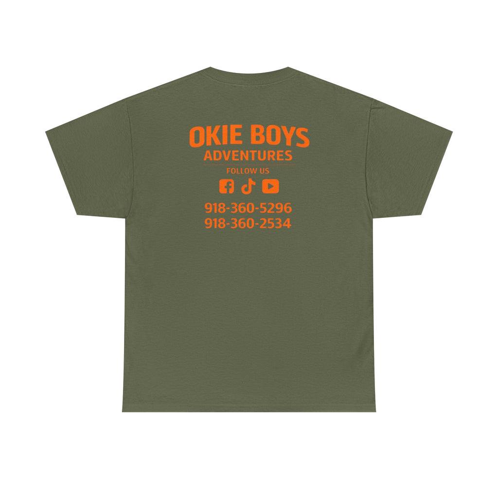 Okie Boys Adventures Graphic Tee — Fishing & Outdoors Logo T-Shirt