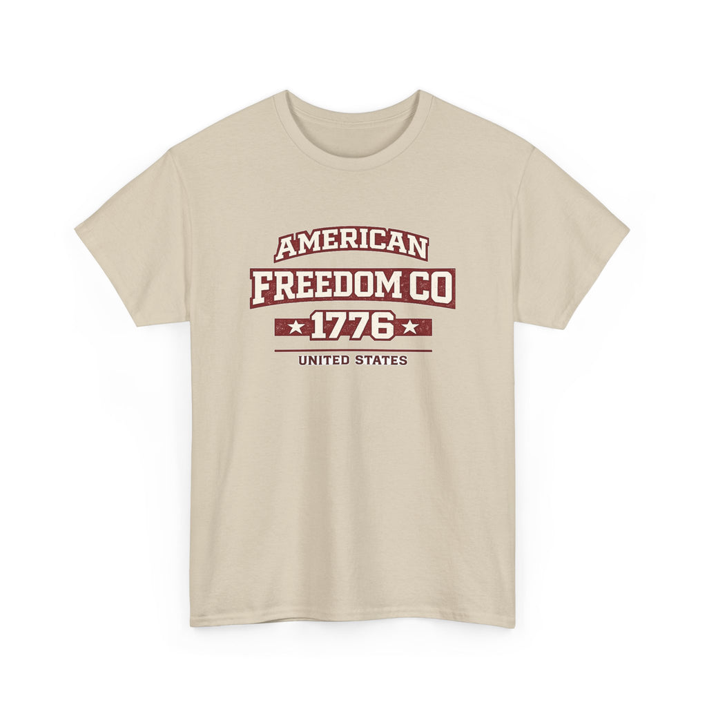 Patriotic 'American Freedom Co. 1776' Tee - 4th of July Vintage USA Shirt