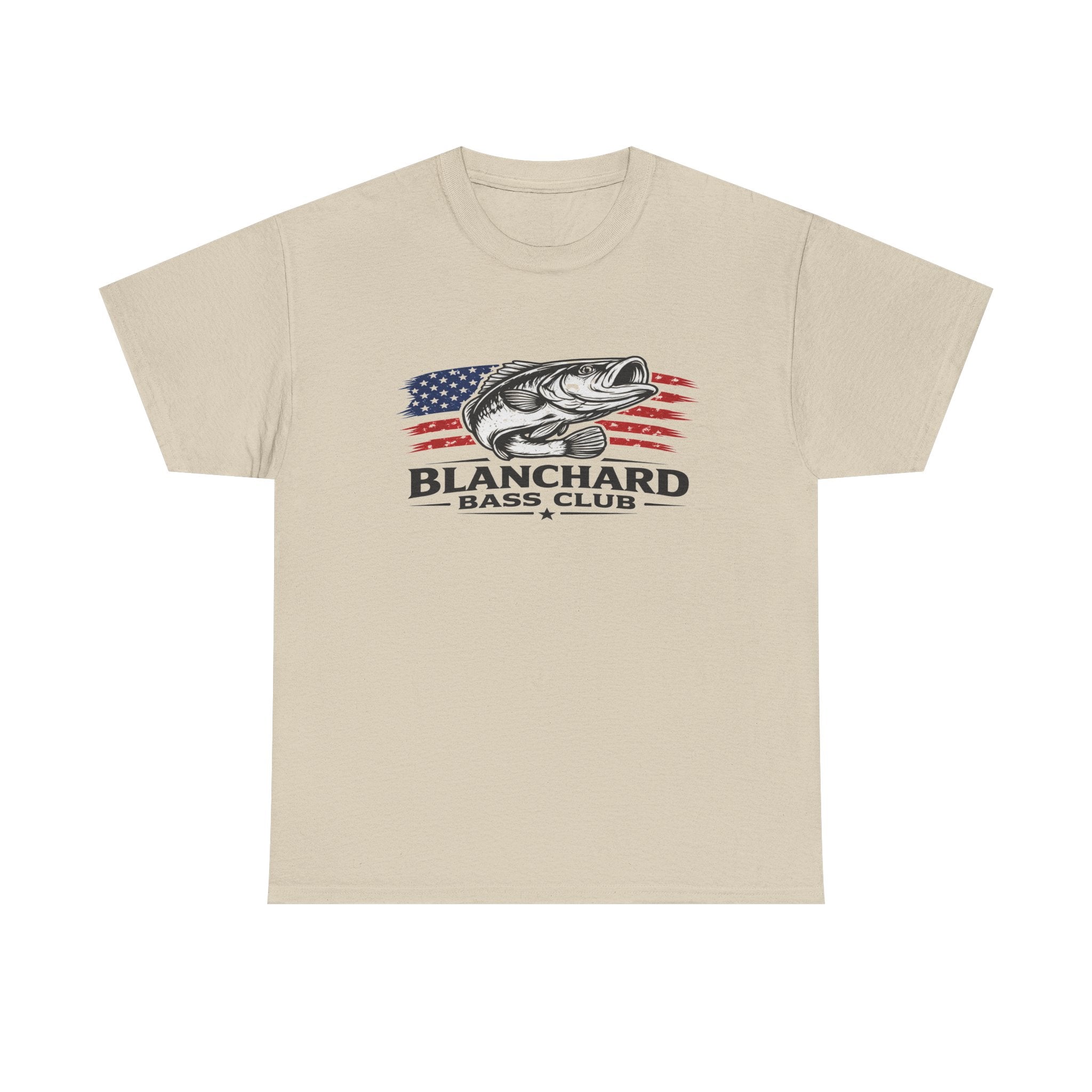 Blanchard Bass Club T-Shirt – American Flag Fishing Tee