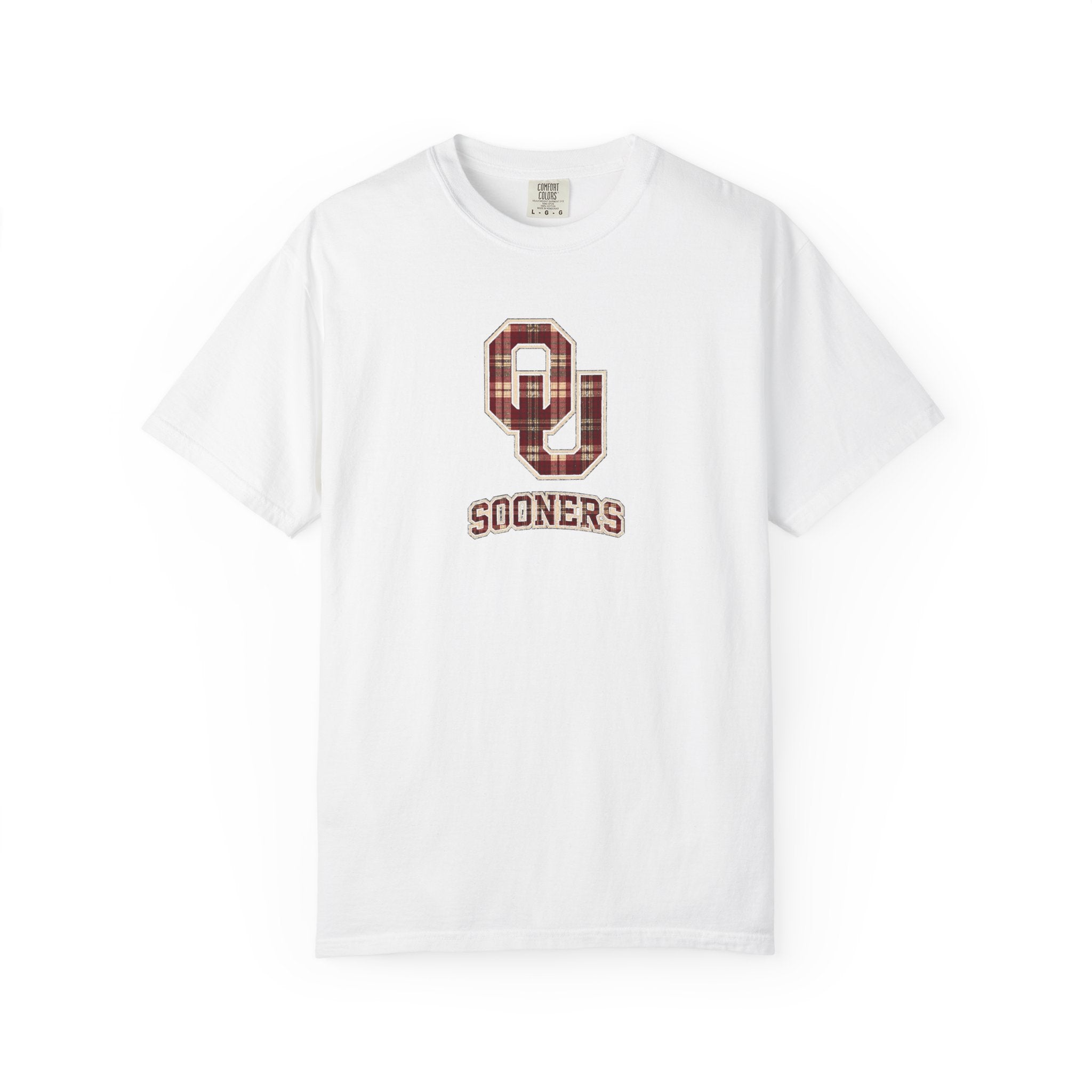 Sooners Plaid Logo T-Shirt