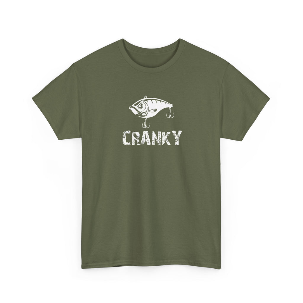 Fishing Lure "Cranky" T‑Shirt — Funny Angler Tee for Fishermen