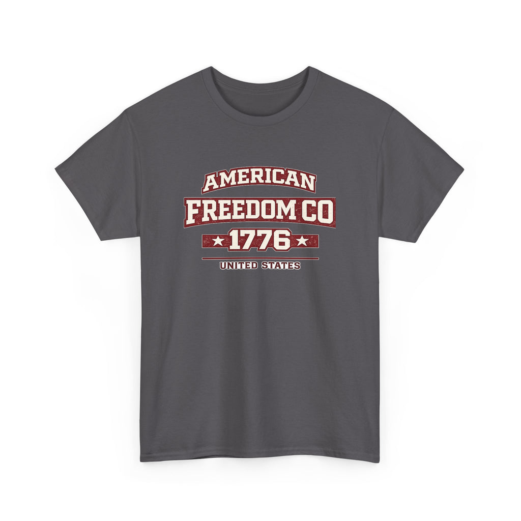 Patriotic 'American Freedom Co. 1776' Tee - 4th of July Vintage USA Shirt