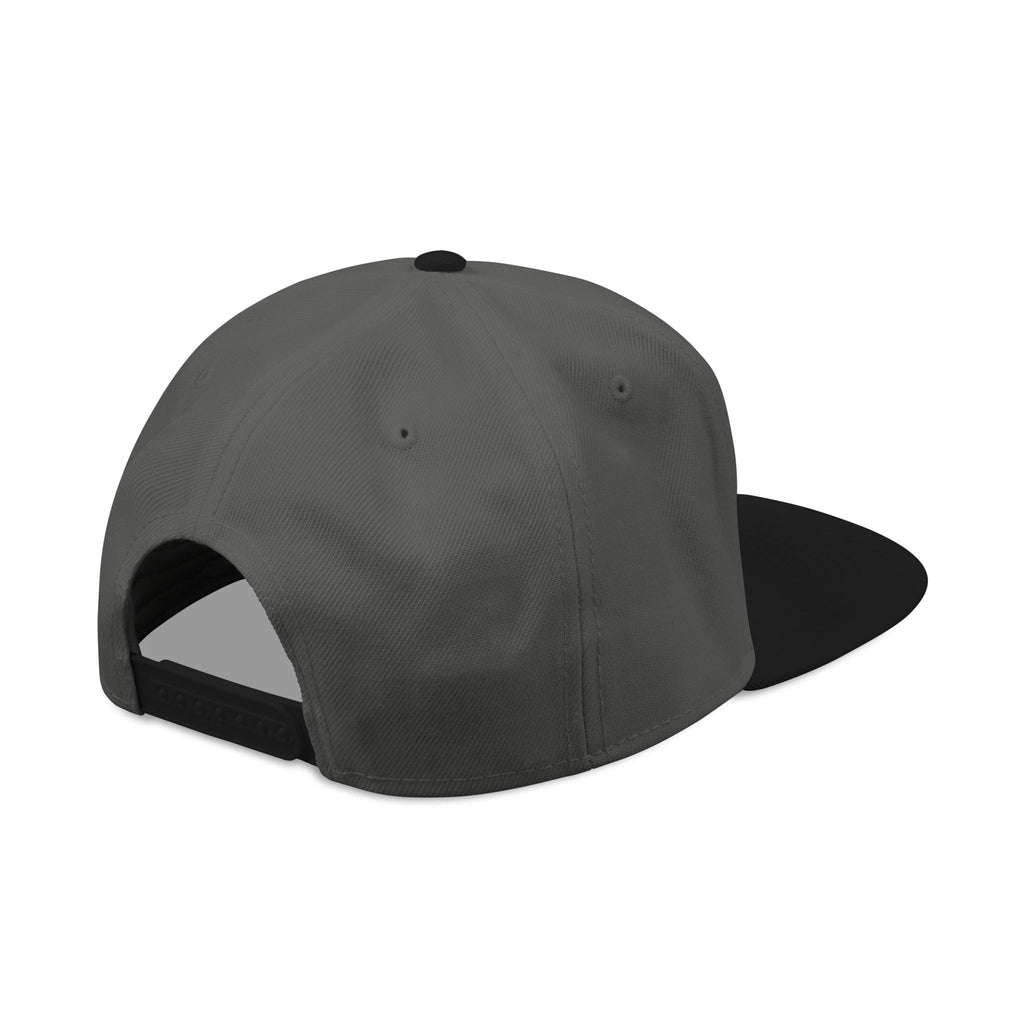 Embroidered Skull & Crossbones Snapback Hat — Gothic Streetwear Cap