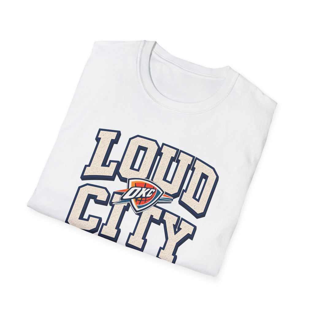 Loud City OKC Graphic T-Shirt — Retro Sports Fan Tee