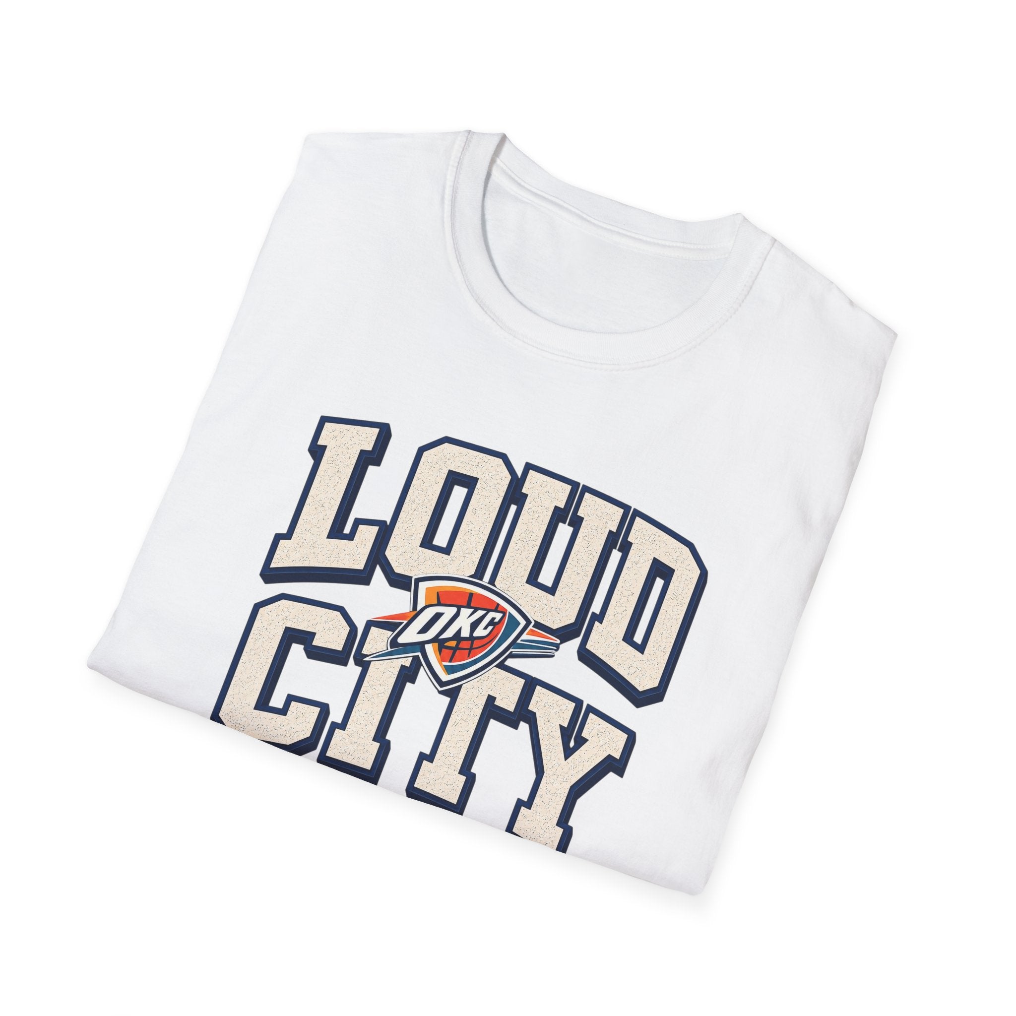 Loud City OKC Graphic T-Shirt — Retro Sports Fan Tee