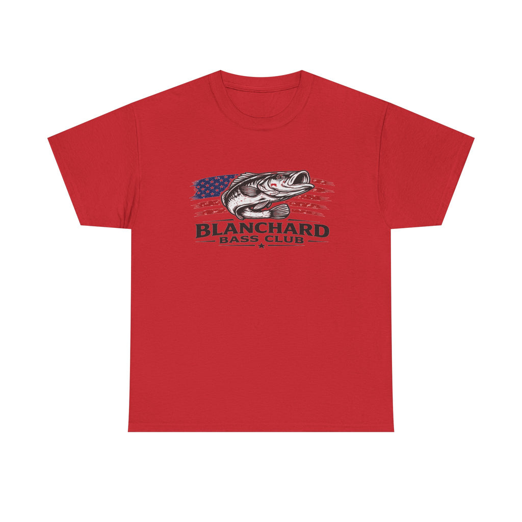 Blanchard Bass Club T-Shirt – American Flag Fishing Tee