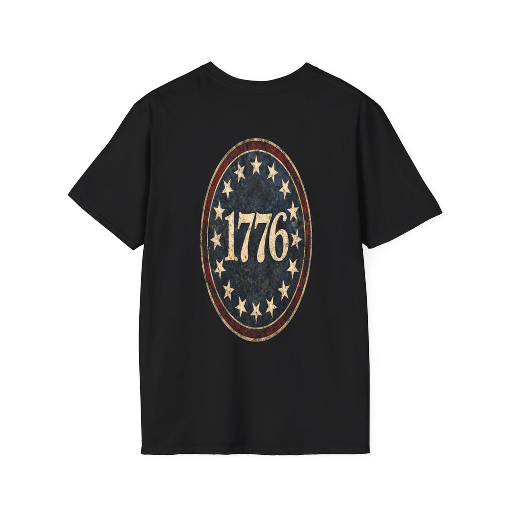 1776 Americana T‑Shirt — Vintage Patriotic 4th of July Tee